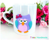 Cană 3D "Bufniță" - Tinna Handmade