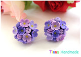 Cercei Flori de Liliac - Tinna Handmade