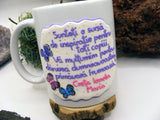 Cană personalizată Mesaj | Educatoare sau învățătoare variantă