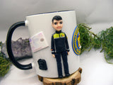 Cană personalizată 3D Polițist