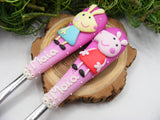 Set 2 tacâmuri personalizate Peppa Pig