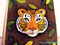 Jurnal personalizat "Tigru" - Tinna Handmade