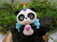 Mărțișor | Broșă Panda unicorn - Tinna Handmade