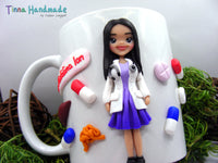 Cană personalizată 3D "Doamna Doctor" | Chirurgie Generală - Tinna Handmade