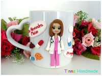 Cană personalizată 3D "Doamna Doctor" | Chirurgie Generală - Tinna Handmade