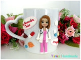 Cană personalizată 3D "Doamna Doctor" | Chirurgie Generală - Tinna Handmade