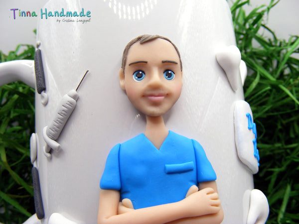 Cană personalizată 3D "Domnul Doctor" | Stomatolog - Tinna Handmade