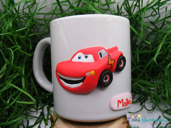 Cană 3D "Fulger Mcqueen" - Tinna Handmade