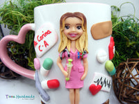 Cană personalizată 3D "Asistentă medicală" | Cardiologie - Tinna Handmade
