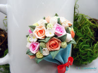 Cană personalizată 3D "Buchet cu flori" - Tinna Handmade