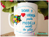 Cană personalizată "Mesaj" | Educatoare sau învățătoare - Tinna Handmade