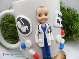 Cană personalizată 3D "Domnul Doctor" | Ginecolog - Tinna Handmade
