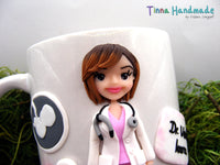Cană personalizată 3D "Doamna Doctor" | Ginecolog - Tinna Handmade