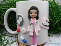 Cană personalizată 3D "Doamna Doctor" | Ginecolog - Tinna Handmade