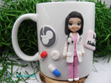 Cană personalizată 3D "Doamna Doctor" | Ginecolog - Tinna Handmade
