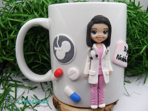 Cană personalizată 3D "Doamna Doctor" | Ginecolog - Tinna Handmade