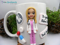 Cană personalizată 3D "Doamna Doctor" | Ginecolog - Tinna Handmade