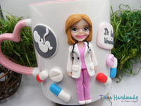 Cană personalizată 3D "Doamna Doctor" | Ginecolog - Tinna Handmade