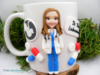 Cană personalizată 3D "Doamna Doctor" | Ginecolog - Tinna Handmade