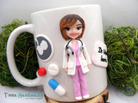 Cană personalizată 3D "Doamna Doctor" | Ginecolog - Tinna Handmade
