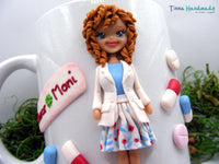 Cană personalizată 3D "Farmacistă" | variantă - Tinna Handmade