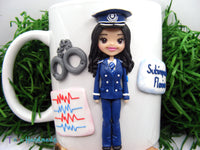 Cană personalizată 3D "Polițistă" - Tinna Handmade