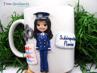Cană personalizată 3D "Polițistă" - Tinna Handmade