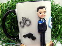 Cană personalizată 3D "Polițist" - Tinna Handmade