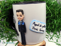 Cană personalizată 3D "Polițist" - Tinna Handmade