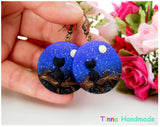 Cercei "Midnight Sky" - Tinna Handmade