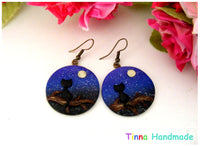 Cercei "Midnight Sky" - Tinna Handmade