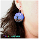 Cercei "Midnight Sky" - Tinna Handmade