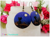 Cercei "Midnight Sky" - Tinna Handmade