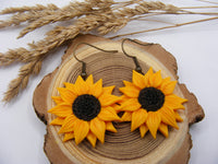 Cercei Floarea soarelui - Tinna Handmade