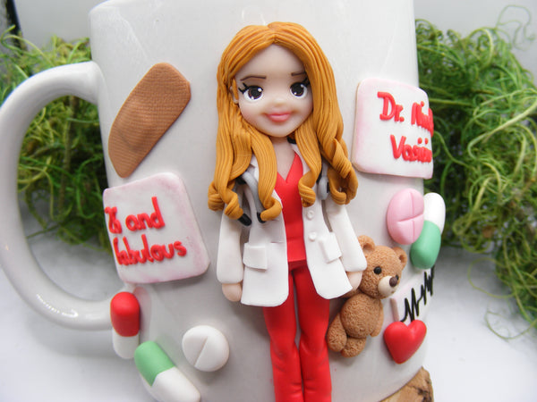 Cană personalizată 3D "Doamna Doctor" | Pediatrie - Tinna Handmade