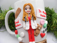 Cană personalizată 3D "Doamna Doctor" | Pediatrie - Tinna Handmade