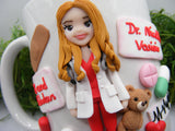 Cană personalizată 3D "Doamna Doctor" | Pediatrie - Tinna Handmade