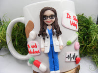 Cană personalizată 3D "Doamna Doctor" | Cardiologie - Tinna Handmade