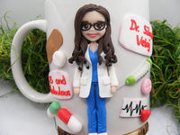 Cană personalizată 3D "Doamna Doctor" | Cardiologie - Tinna Handmade