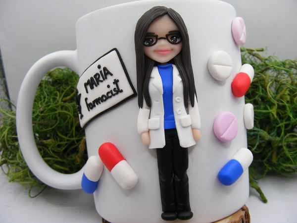 Cană personalizată 3D "Farmacistă" - Tinna Handmade