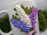 Cană personalizată 3D cu Flori de Liliac - Tinna Handmade