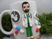 Cană personalizată 3D "Domnul Doctor" | Ginecolog - Tinna Handmade