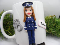 Cană personalizată 3D "Polițistă" - Tinna Handmade