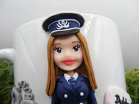 Cană personalizată 3D "Polițistă" - Tinna Handmade