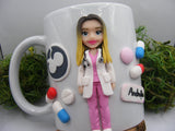 Cană personalizată 3D "Doamna Doctor" | Ginecolog - Tinna Handmade
