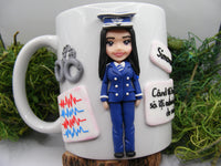Cană personalizată 3D "Polițistă" - Tinna Handmade