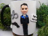 Cană personalizată 3D "Polițist" - Tinna Handmade