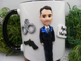 Cană personalizată 3D "Polițist" - Tinna Handmade