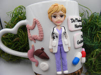 Cană personalizată 3D "Doamna Doctor" | Gastroenterolog - Tinna Handmade