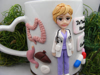Cană personalizată 3D "Doamna Doctor" | Gastroenterolog - Tinna Handmade